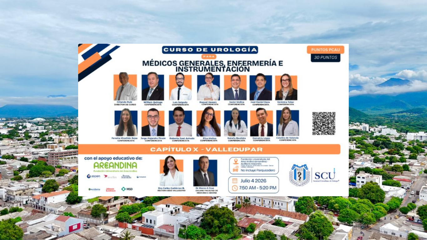 Valledupar será epicentro del I Foro Regional de Urología Foro Regional de Urología