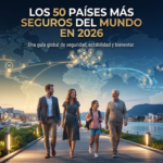 Los 50 países más seguros del mundo en 2026: ranking oficial para viajar, vivir o estudiar Los 50 países más seguros del mundo en 2026