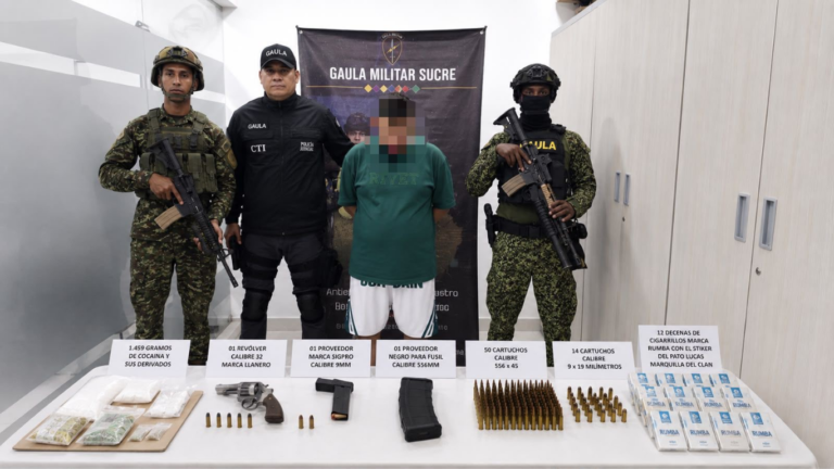 Armada captura a alias "Topo", presunto integrante del Clan del Golfo, durante operativo en Sincelejo armada