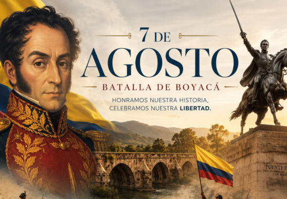El 7 de agosto, Simón Bolívar lideró la batalla que aseguró la independencia en Boyacá 7 de agosto