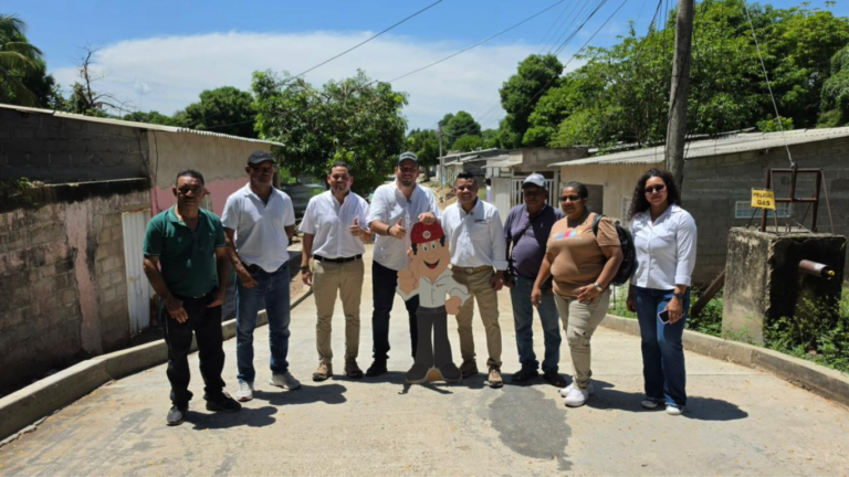 Drummond Ltd. y la Alcaldía de El Copey mejoran más de 1.118 metros de vías en el municipio Drummond