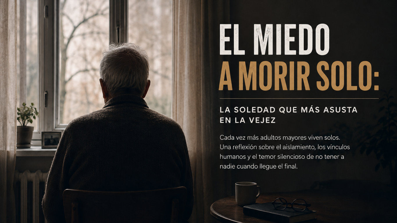 El miedo no es a la muerte, es a la última ausencia MIEDO A MORIR SOLO