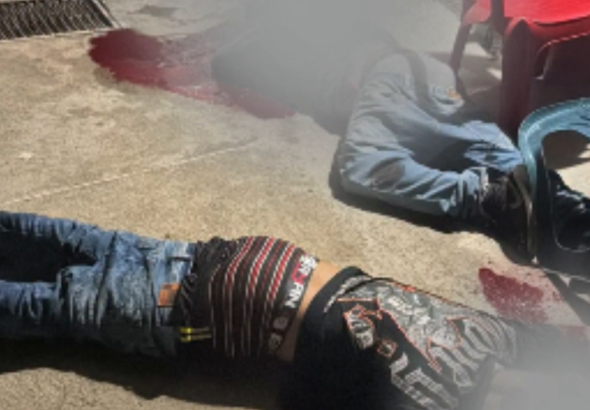 Padre e hijo fueron asesinados en ataque sicarial dentro de un establecimiento público en Pelaya ataque sicarial en Pelaya