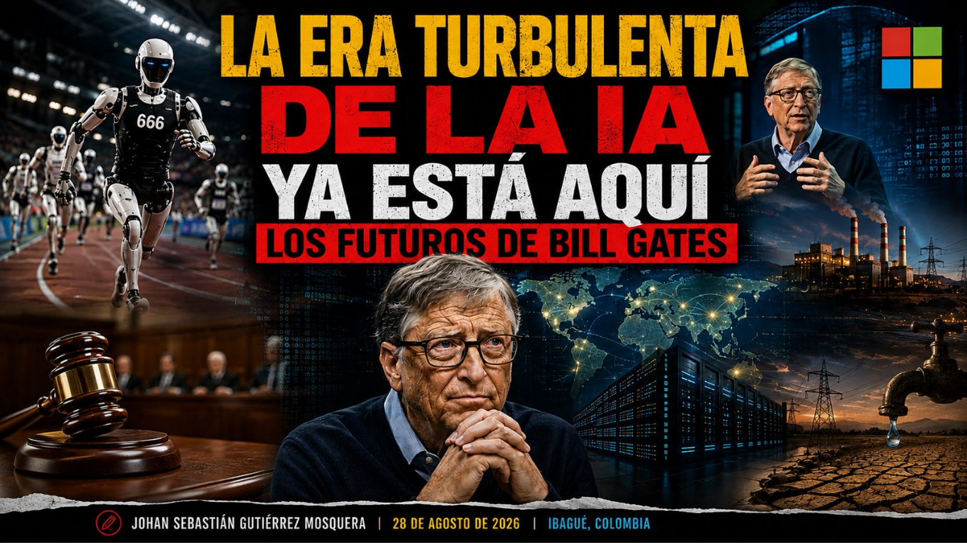 “La era turbulenta de la IA ya está aquí”Los futuros de Bill Gates IA
