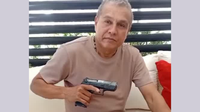 Oswaldo Díaz aparece con un arma en video que circula por WhatsApp en Valledupar Oswaldo Diaz