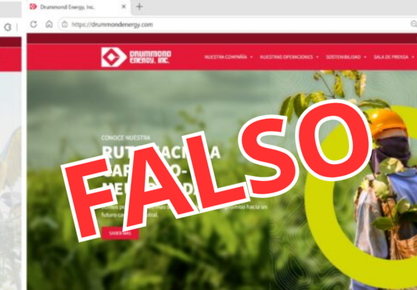 Drummond alerta por falsas ofertas de empleo y perfiles en redes sociales Drummond