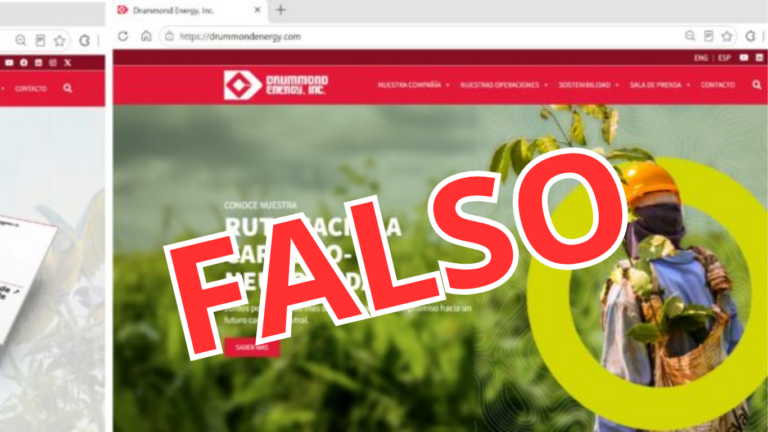 Drummond alerta por falsas ofertas de empleo y perfiles en redes sociales Drummond