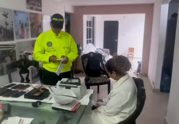 Golpe a las Autodefensas Conquistadoras: capturan a alias «Yolima» y otras 12 personas alias «Yolima»: capturada en Santa Marta