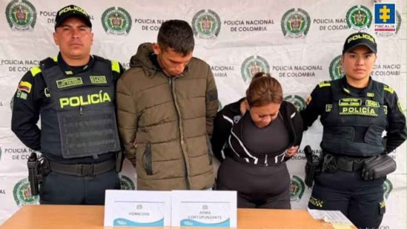 Envían a prisión a pareja señalada de la muerte del vigilante Cristian David Garzón en Soacha pareja capturada