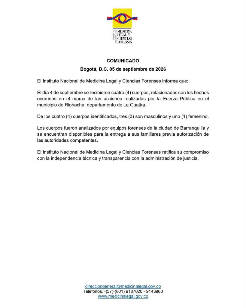 Medicina Legal autoriza la entrega de cuerpos de ‘Bendito Menor’ y ‘La Bebecita’ | RTA Noticias