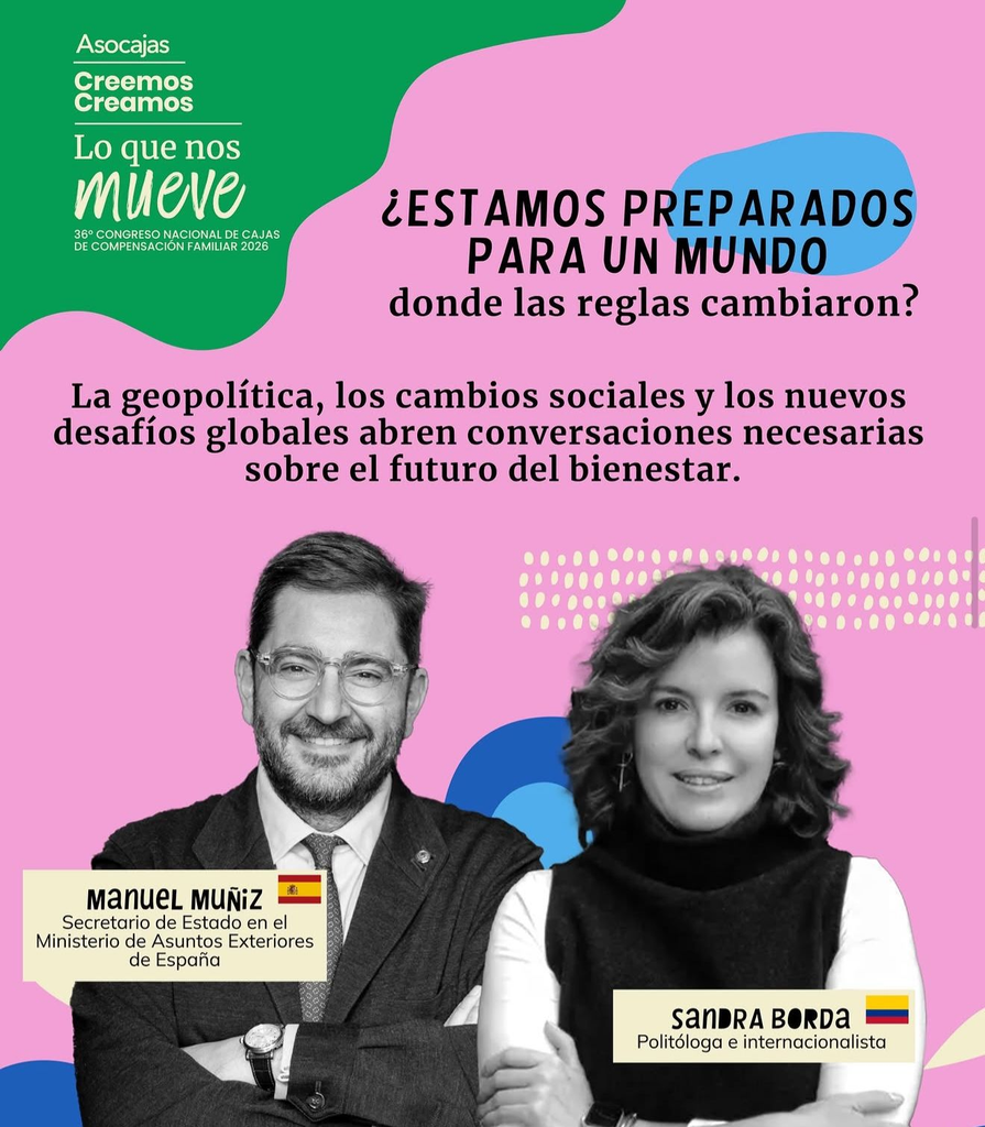 Congreso Asocajas 2026 reunirá a sandra borda y manuel muñiz Congreso Asocajas 2026 reunirá a sandra borda y manuel muñiz | RTA Noticias