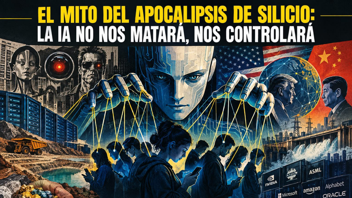 El mito del apocalipsis de silicio: la IA no nos matará, nos controlará LA IA