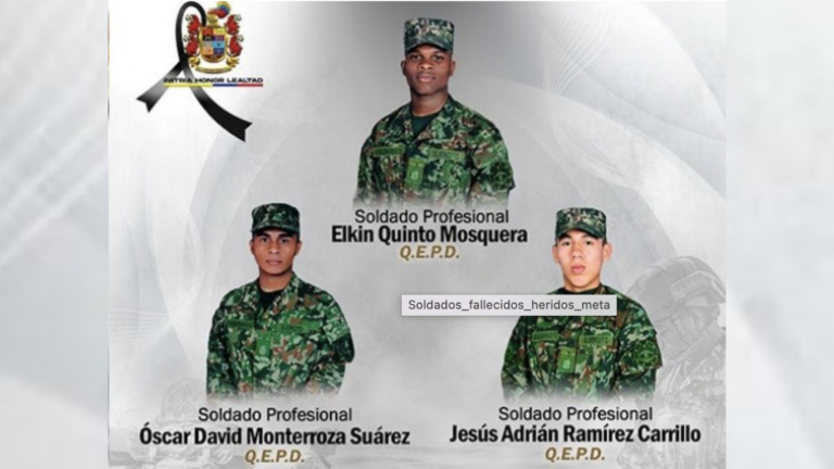 Tres soldados fueron asesinados en ataques con explosivos en La Macarena y Vistahermosa Soldados