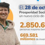Colombia Mayor: pagos comienzan el 28 de octubre para más de 2,8 millones de adultos mayores Colombia Mayor