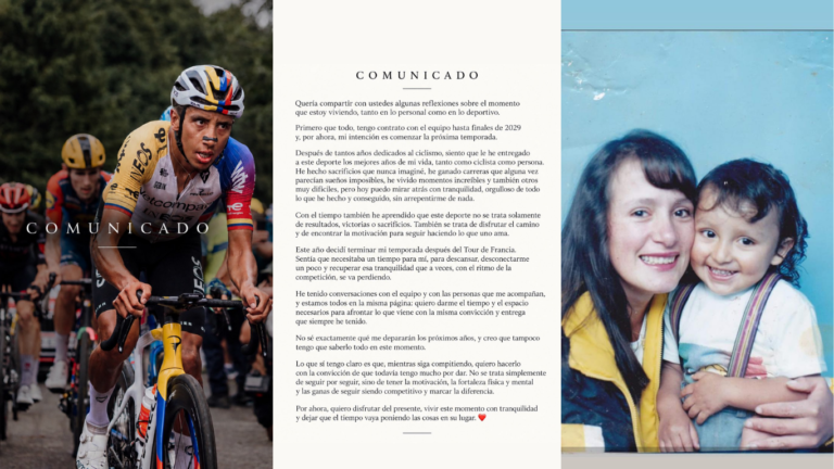 Egan Bernal habló sobre su retiro del ciclismo: esto dijo Egan Bernal