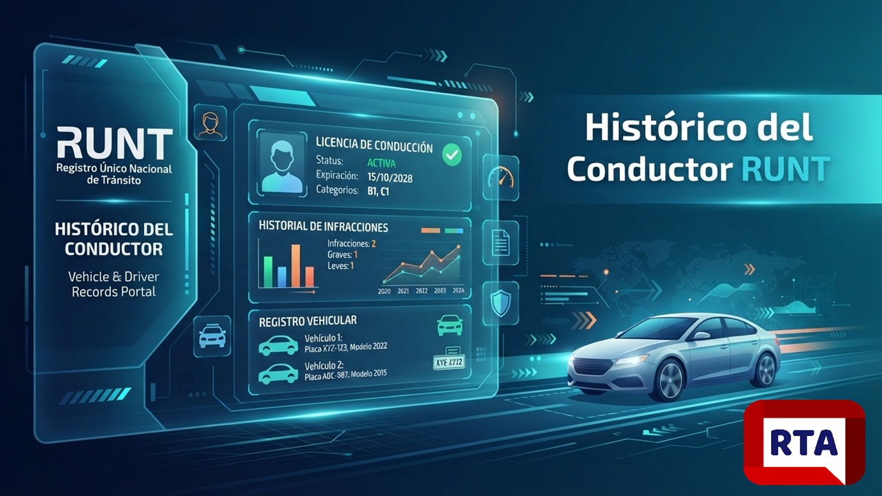 Histórico del Conductor RUNT: cómo consultar el historial de una licencia Histórico del Conductor RUNT