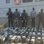 Armada Nacional incautó 568 kilos de cocaína en aguas de República Dominicana Armada Nacional reportó la captura de tres ciudadanos dominicanos