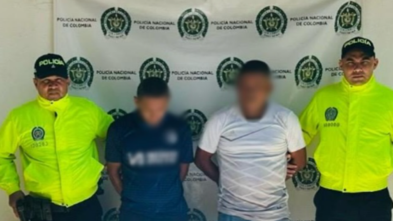Capturados dos presuntos integrantes del EGC en La Loma, Cesar Capturados