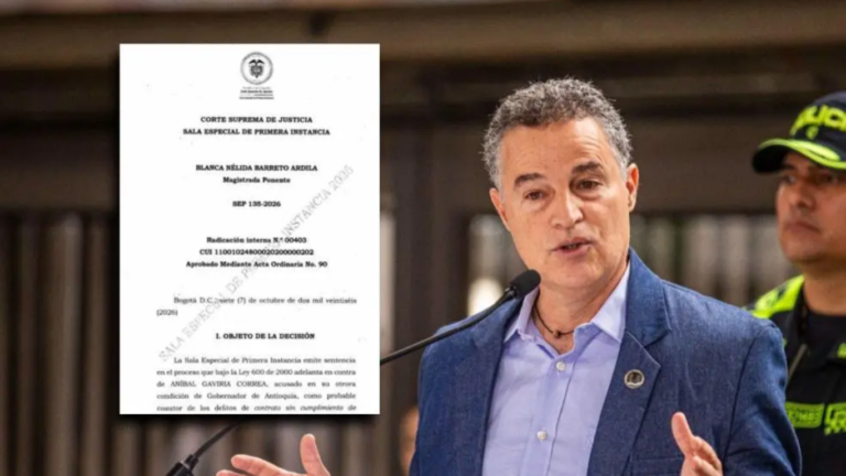 Corte Suprema absolvió a Aníbal Gaviria por contrato de la Troncal de la Paz corte suprema