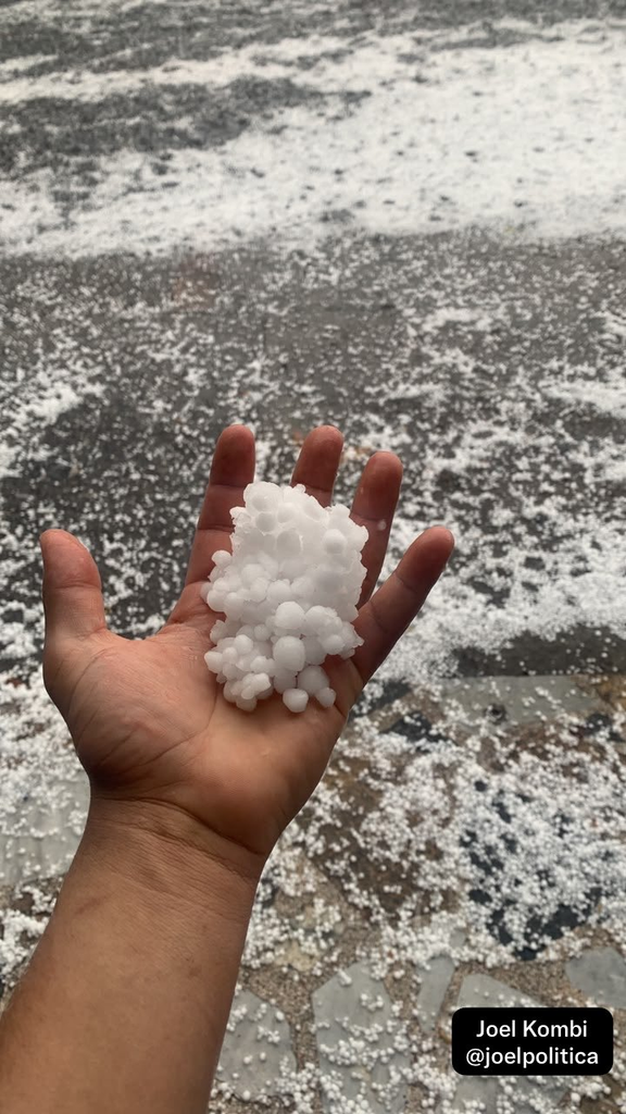 Fuerte granizada cubrió de blanco a Bogotá y afectó vuelos en El Dorado Fuerte granizada cubrió de blanco a Bogotá y afectó vuelos en El Dorado | RTA Noticias