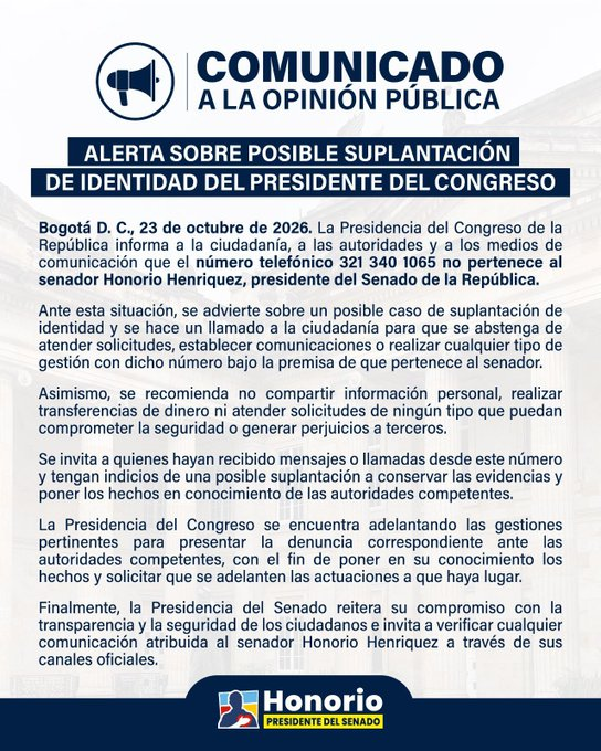 Congreso alertó por suplantación del senador Honorio Henríquez con inteligencia artificial | RTA Noticias