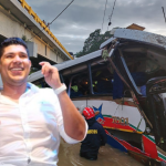 Kbeto Zuleta permanece en estado delicado tras accidente de bus en el río Ariguaní Kbeto