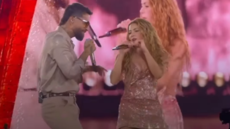 Shakira invitó a Maluma a cantar “AGUA” en Madrid Shakira
