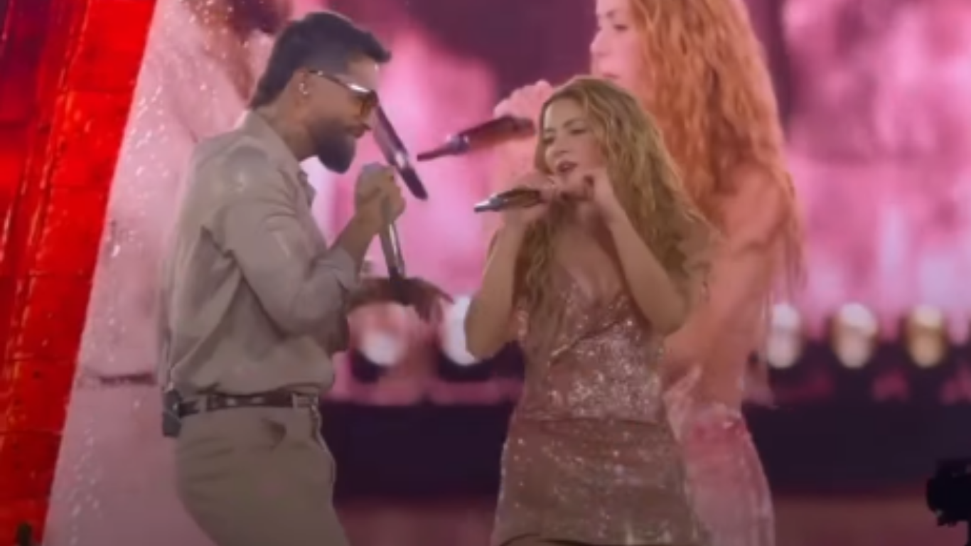 Shakira invitó a Maluma a cantar “AGUA” en Madrid Shakira